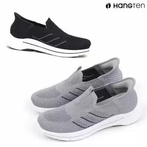 행텐 HT-5604 핸즈프리 남성용 경량 니트 슬립온 스니커즈 메쉬 워킹화