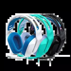 로지텍코리아 G335 게이밍 유선 PC 헤드셋 블랙/화이트/민트