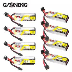 GNB 2S 7.6V 380mAh 90C/180C Lipo 배터리 Beta75X RC 헬리콥터 쿼드콥터 FPV 레이싱 드론 예비 부품