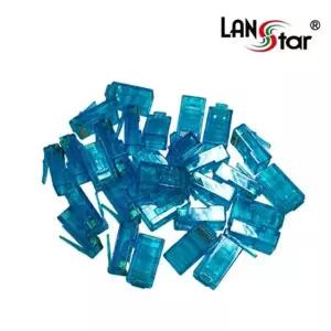 (LANstar) 436QOK35 CAT.5e UTP 랜 커넥터(블루/100개입) 8P8C