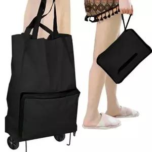 접이식 쇼핑 카트 장 바구니 카트 폴딩 이동식 파우치 마트 휴대용