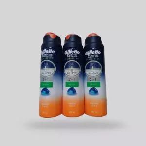 [질레트] 질레트 면도젤 센서티브 2in1 프로글라이드 면도젤 170g x 3개