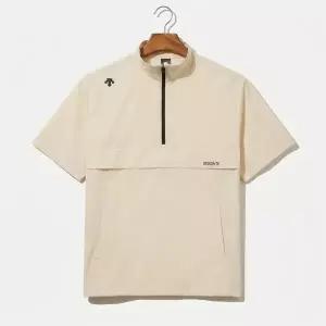 [데상트] 스트레치 우븐 반팔 아노락 / IVORY SR223UAN44-IVY0