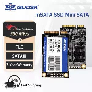 GUAGA mSATA SSD 64GB 128GB 256GB 6Gb/s Msata 512GB 내장 솔리드 하드 드라이브 노트북 데스크탑 용