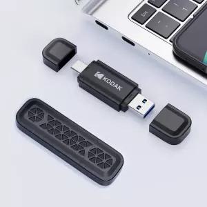 코닥 USB 3.2 Type-C 플래시 드라이브 128GB 64GB USB3.2 Gen 1 OTG 고속 펜 메모리 스틱 펜드라이브