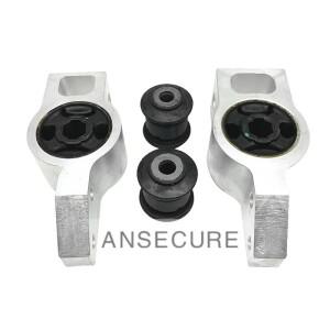 컨트롤 암 부싱 브래킷 스트럿 삼각형 마운트 고무 부시 폭스바겐 파사트 B6 B7 CC 티구안 샤란 아우디 Q3