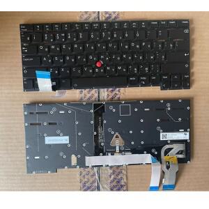 Lenovo ThinkPad T14S Gen 2 노트북 키보드 용 새 원본 RU 러시아 백라이트