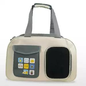 강아지 크로스백 홈케어 켄넬 이동가방 그레이 1P 이동장