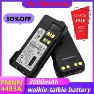 모토로라 DP4400 P8668I 무전기 PMNN4493A용 USB-C 포함 3000mAh 배터리