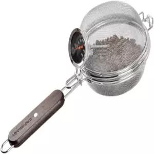 가정용 커피 원두 로스터 도구 - CAFEMASY 휴대용 스테인리스 스틸 핸디형 메쉬 팬 및 야외용 베이킹용