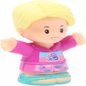 수집 가능한 리틀 피플 바비 드림캠퍼 가족 캠핑 플레이 세트 HWB31 - 대체 금발 소녀 엄마 피규어