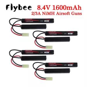 미니 타미야 커넥터가 있는 에어소프트 배터리 H VFC HK416 CQB 라이플 건용 NIMH 버터플라이 AK AEG S 용