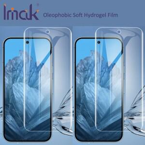 Imak 올레포빅 소프트 하이드로겔 필름 구글 픽셀 9 프로 XL 용 스크린 가드 보호 투명