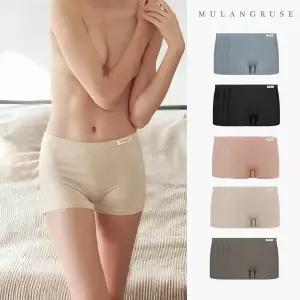 [하프클럽/물랑루즈]여성 심플 인견 드로즈팬티 4종 세트