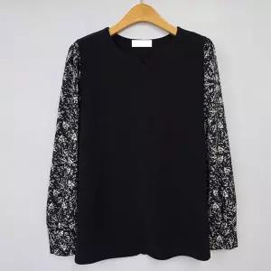 [하프클럽/아이우먼]아이우먼 에린꽃무늬배색블라우스 RIT859M603 빅사이즈