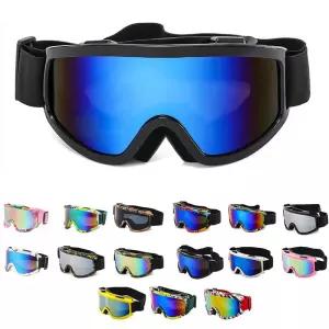 야외용 대형 프레임 스키 고글 스노보드 스키용 패션 안티포그 남녀공용 방풍 사이클링