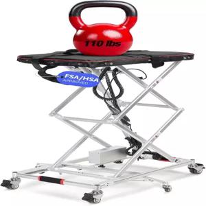 전동 휠체어용 컬버 휴대용 트 가볍고 접이식 휠체어 자동차용 가위 단 25Lbs 4000N 모터 파워 110Lbs