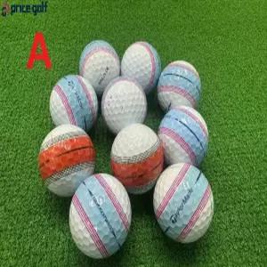 테일러메이드 투어리스폰스 3피스 마카롱볼 A급 10알 로스트볼 중고 골프공