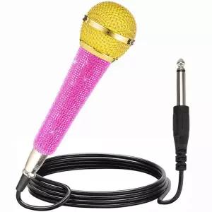 XLR 케이블이 포함된 노래방 휴대용 다이나믹 마이크 전문적인 공연 스튜디오 및 라이브 사용을 위한 멀티