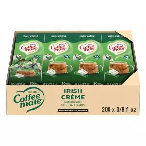 네슬레 커피 메이트 크리머 리쉬 크림 리퀴드 싱글 무유 무냉장 0.375온스 통(200팩)