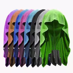 후드형 스포츠 냉감 타월 헬스 등산 휴대용 쿨타올 쿨타월