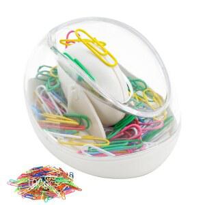 AGEPLACE 책상용 종이 클립 홀더, 100개, 자석 디스펜서 스탠드. 미끄럼 방지 안정성 디자인, 깔끔함을 위한 독특한 디자인. 완벽한 사무용품 액세서리