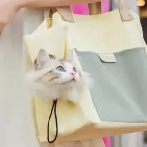 럭키 고양이 가방 푸들이동가방 강아지산책가방