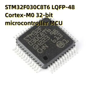5PCS STM32F030C8T6 LQFP-48 Cortex-M0 32비트 마이크로컨트롤러 MCU