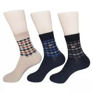 [닥스ACC]26315_닥스신사 면중목 작은사각체크 3족세트