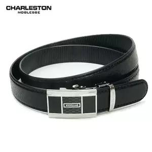 남성용 정장 자동 벨트 클래식 블랙 사이즈 조절 가능