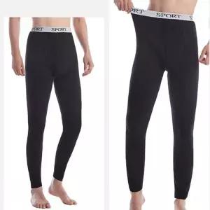슬림핏 9부 남성 기모 레깅스 타이즈 내복 하의 팬츠