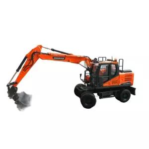 포크레인 중장비 중장비모형 장난감 미니어처 휠 굴삭기 DX160W