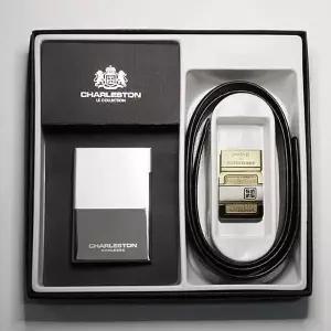 남성 정장용 명함지갑 세트 블랙 브라운 가죽 벨트 남자 소가죽