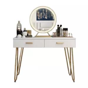 거울 있는 화장대 서랍장 수납화장대 북유럽풍 (1)