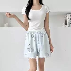 [셀러에이드]5부바지 여성반바지 밴딩바지 여자반바지 신상 면