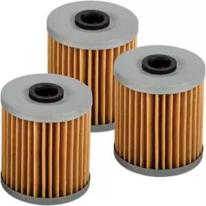 터스크 퍼스트 라인 오일 필터 3팩 - 고유량 가와사키 KLR650 1987-2018 2022-2025와 호환되는 4행정 엔진
