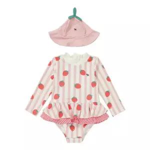 [블루독베이비 10] 26SS (PK)딸기 올인원 수영복 46370621010
