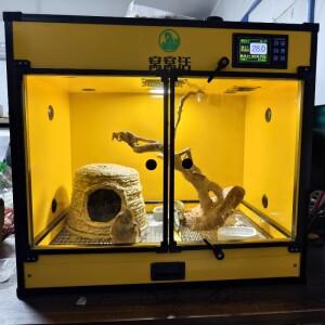 앵무새 번식 상자 온도 및 습도 조절  조류 인큐베이터 방수 조명 케이지 서식지