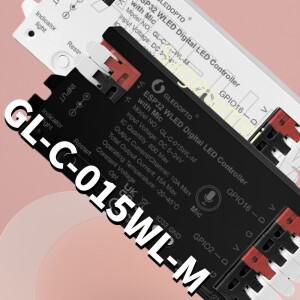 마이크가 있는 ESP32 5-24V GLEDOPTO WLED 스트립 컨트롤러 SPI RGB IC 디지털 조명 WS2811 사운드 반응형