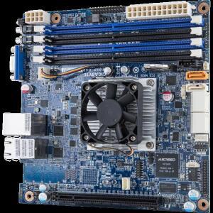 기가바이트 미니 ITX NAS 서버 마더보드 CPU 제온 D-1521 2RJ45 10G LAN, DDR4 ECC RAM PCIe x16 슬롯 MB10