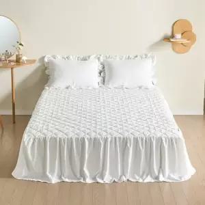 뉴노멀 항균 프릴 누빔 침대패드 SS Q 4종