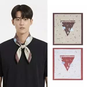 [하프클럽/콜핑]콜핑 공용 봄 사막 프린트 도형 모티브 면 손수건 KSC400FA4U