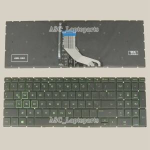 HP Pavilion GAMING 15-CX 15-cx0001la 녹색 백라이트용 새 라틴 스페인어 Teclado 키보드