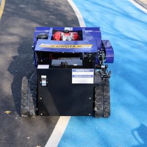 맞춤형 AIWEIYA AWY-800sm/AWY-1000sm 산업용 로봇 4행정 자주식 플레일 모어 20-200mm 조절 가능