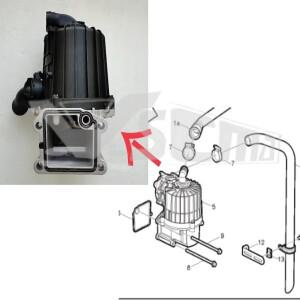 대형 트럭 FMX500 FM460 유로 VI 오일-가스 분리기 어셈블리 21373547/21975945 오일 및 가스
