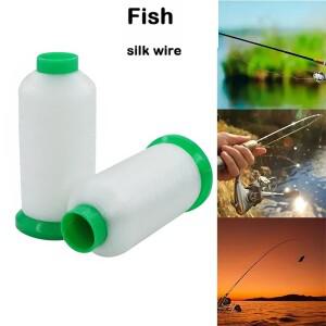 1개 0.15mm 나일론 낚싯줄 투명 재봉실 지퍼 레이스 그물 퀼팅 와이어 꽃 가장자리 라인용