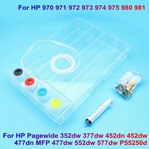 HP Ciss 탱크 97U 972 973 974 975 913 976 PageWide 352dw 377dw 452dn 477dn P55250DW