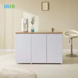 가구 칼렌 1200 2단 아일랜드 홈바 수납장