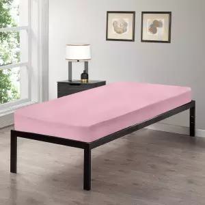 길빈스 간이 침대 사이즈 30인치 x 75인치 맞춤 시트 면 소재 캠프 이층 침대/RV/게스트 핑크에 완벽합니다