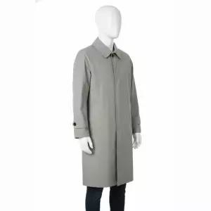 BON 믹스드 코튼 벨티드 트렌치 코트 카키